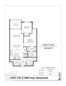 Powder Room Photo of 207 707 E 20th Avenue, Vancouver, BC