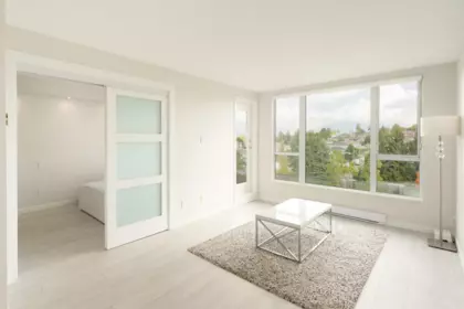 Living Room Photo of 809 5189 Gaston Street, Vancouver, BC