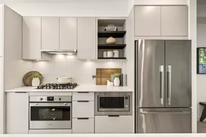Living Room Photo of 132 921 Grant Street, Coquitlam, BC