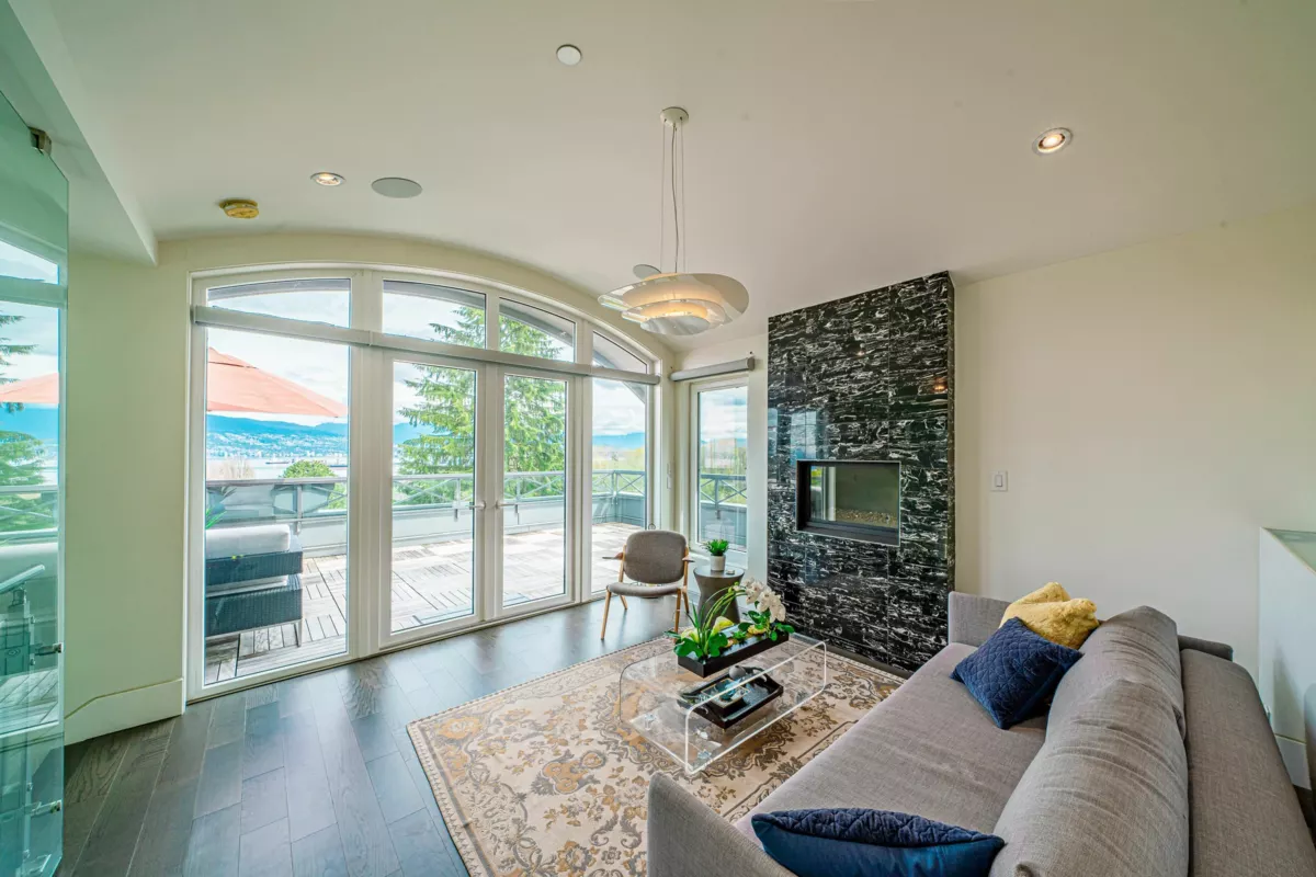 Living Room Photo of 4350 Locarno Crescent, Vancouver, BC