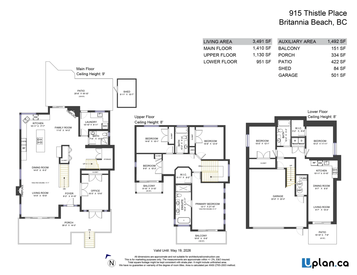 Office / Den Photo of 915 Thistle Place, Britannia Beach, BC