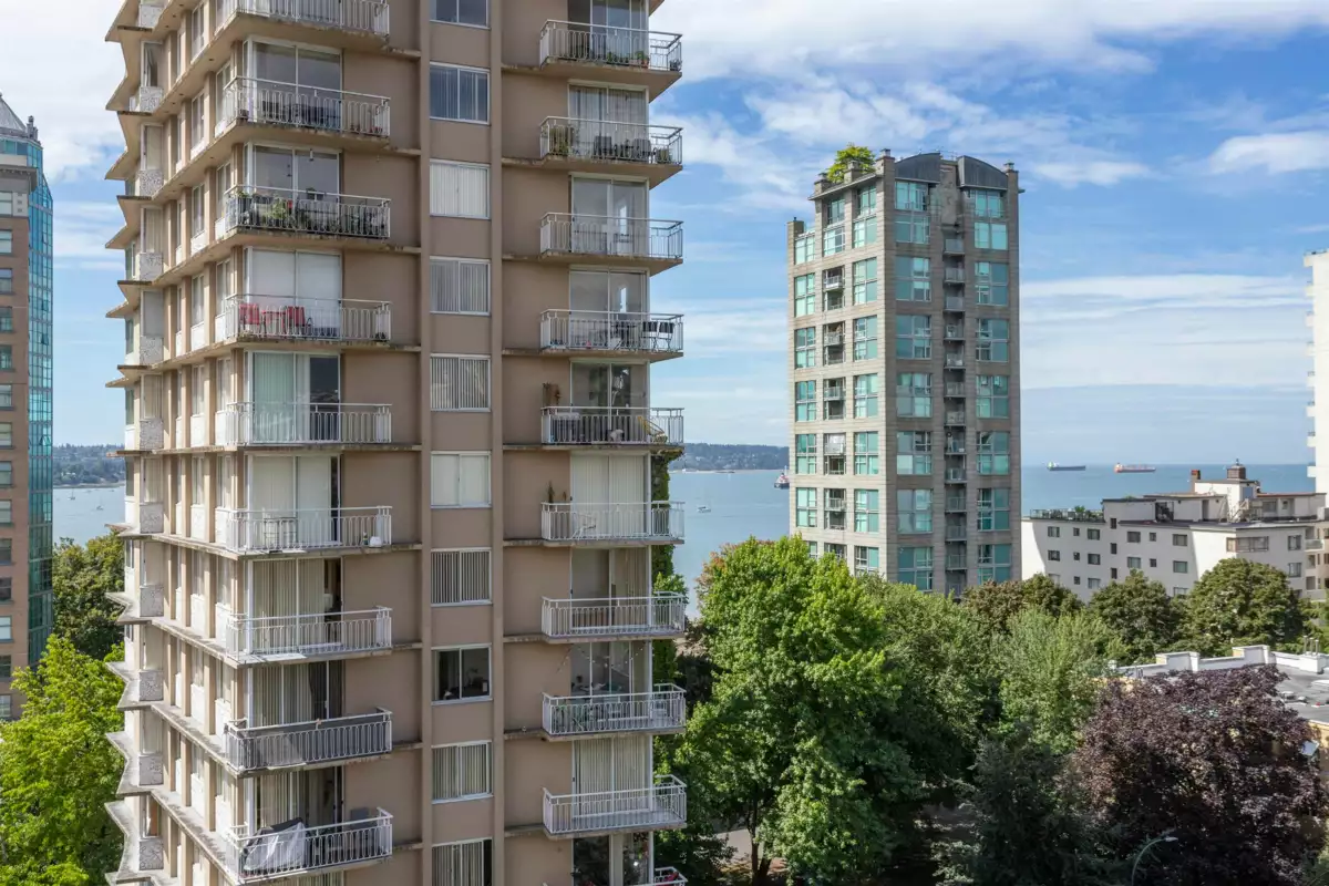Exterior Rear Photo of 904 1850 Comox Street, Vancouver, BC