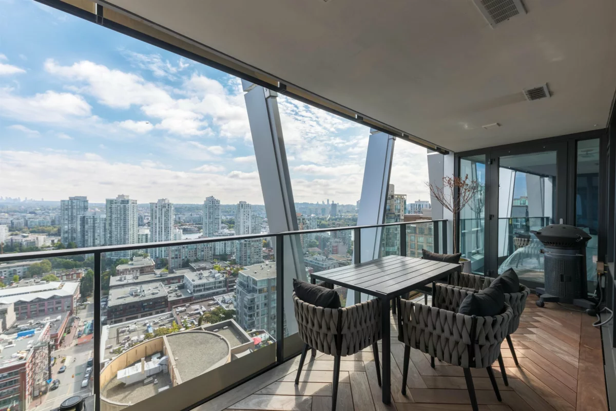 Backyard Photo of 2504 1111 Richards Street, Vancouver, BC