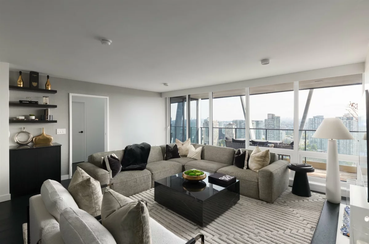 Exterior Rear Photo of 2504 1111 Richards Street, Vancouver, BC