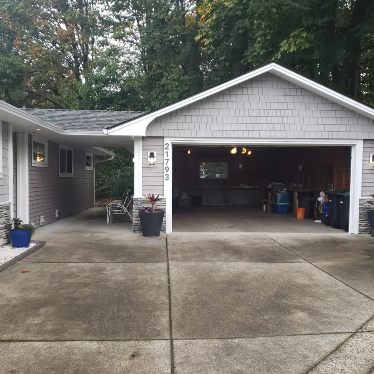 Aerial View of 21793 48a Avenue, Langley, BC