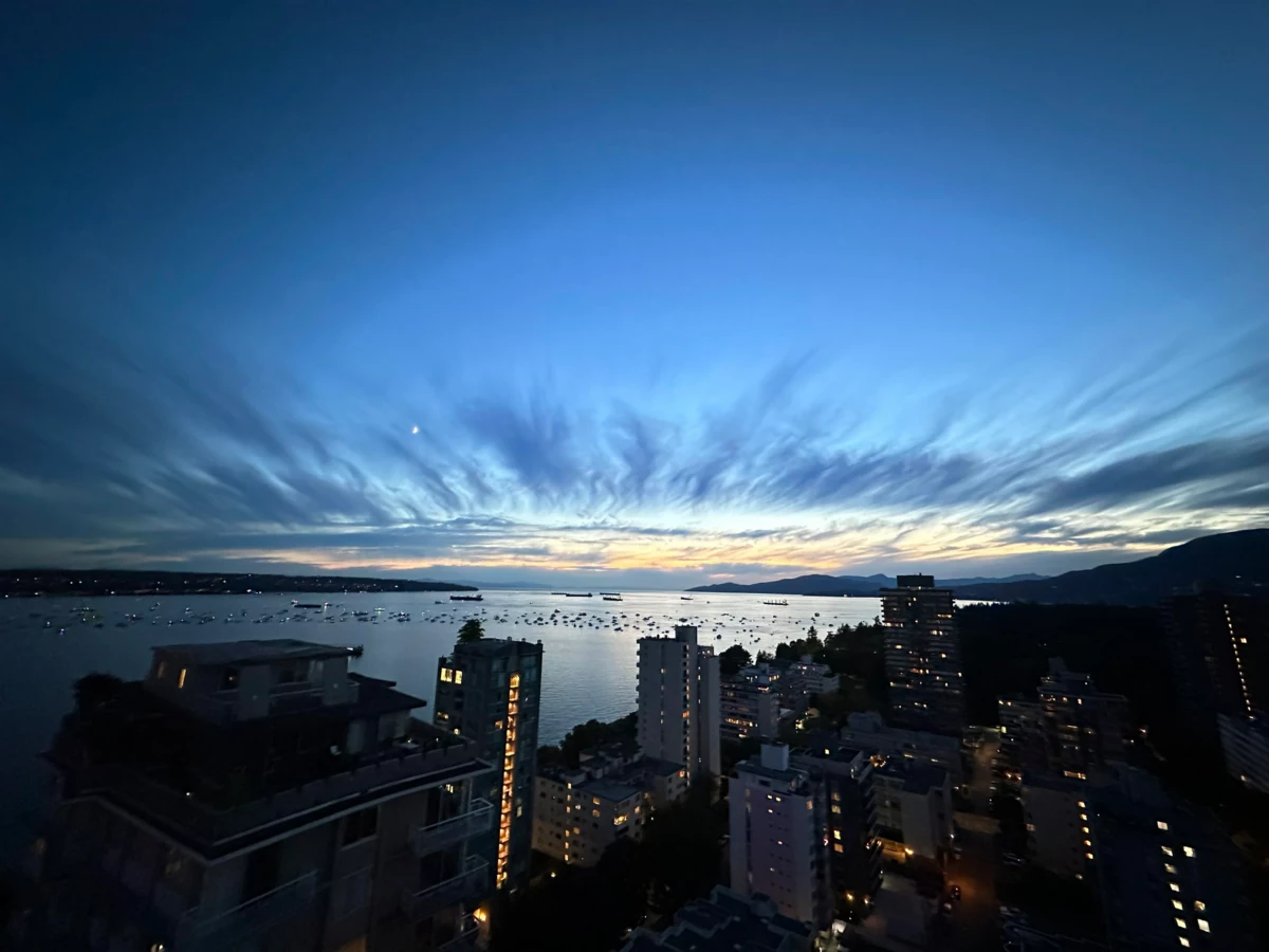 Living Room Photo of 502 1850 Comox Street, Vancouver, BC