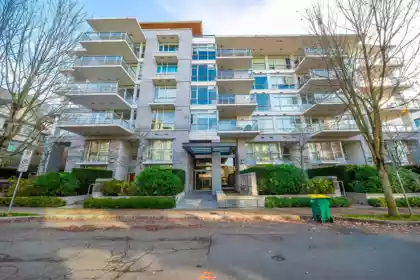 Front exterior of 404 6080 Iona Drive, Vancouver, BC