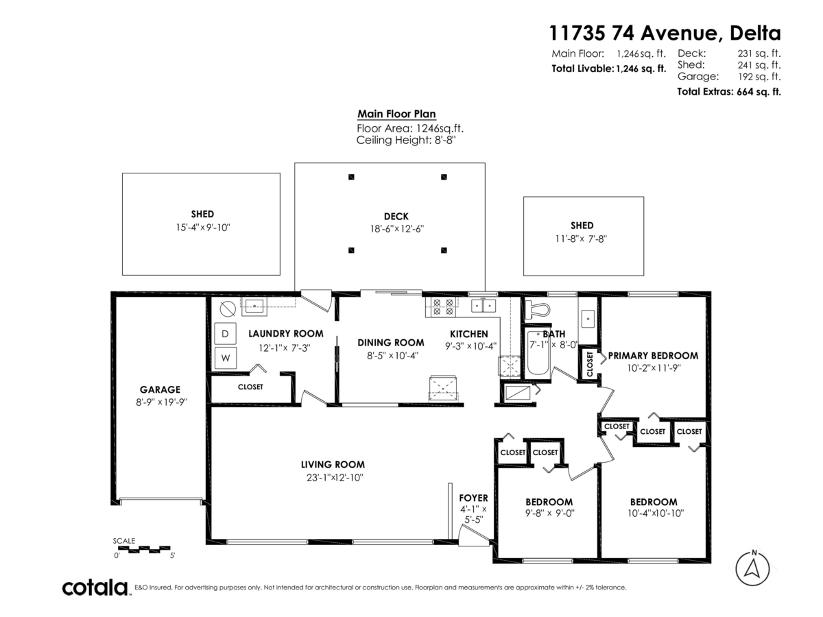 Outdoor Deck Photo of 11735 74 Avenue, Delta, BC