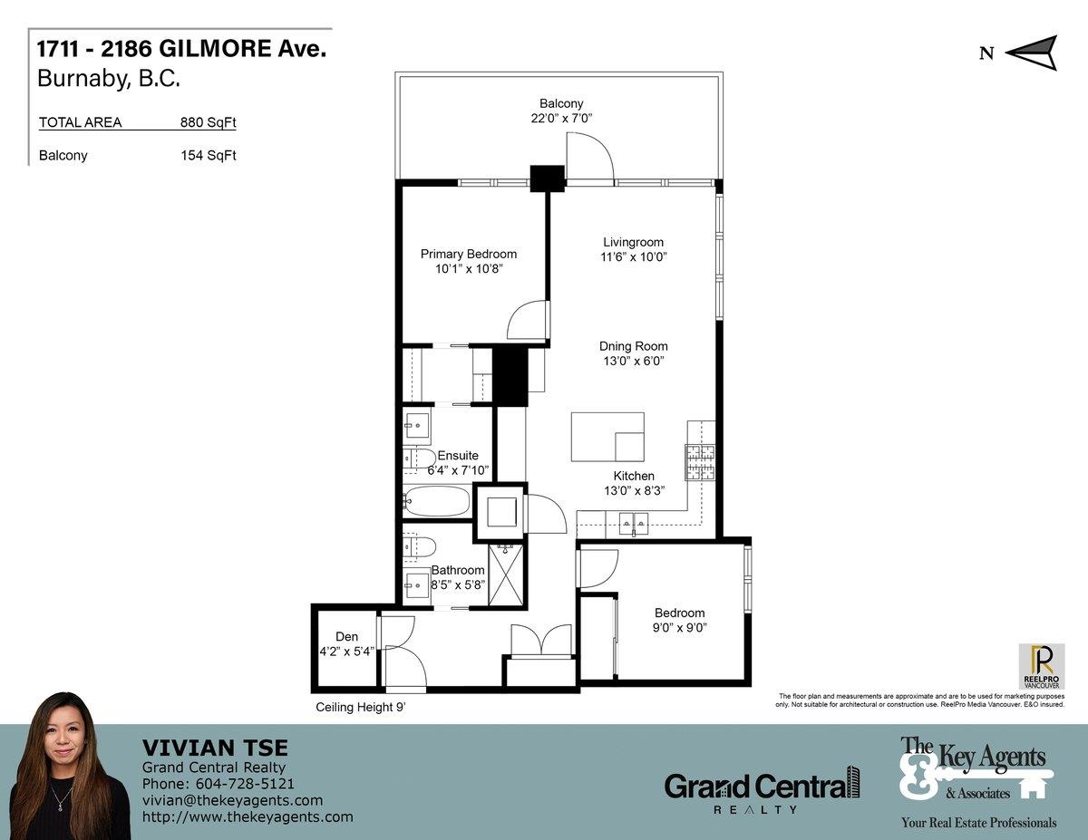 Basement Recreation Room Photo of 1711 2186 Gilmore Avenue, Burnaby, BC