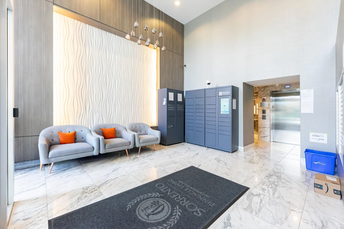 Living Room Photo of 1704 3333 Sexsmith Road, Richmond, BC