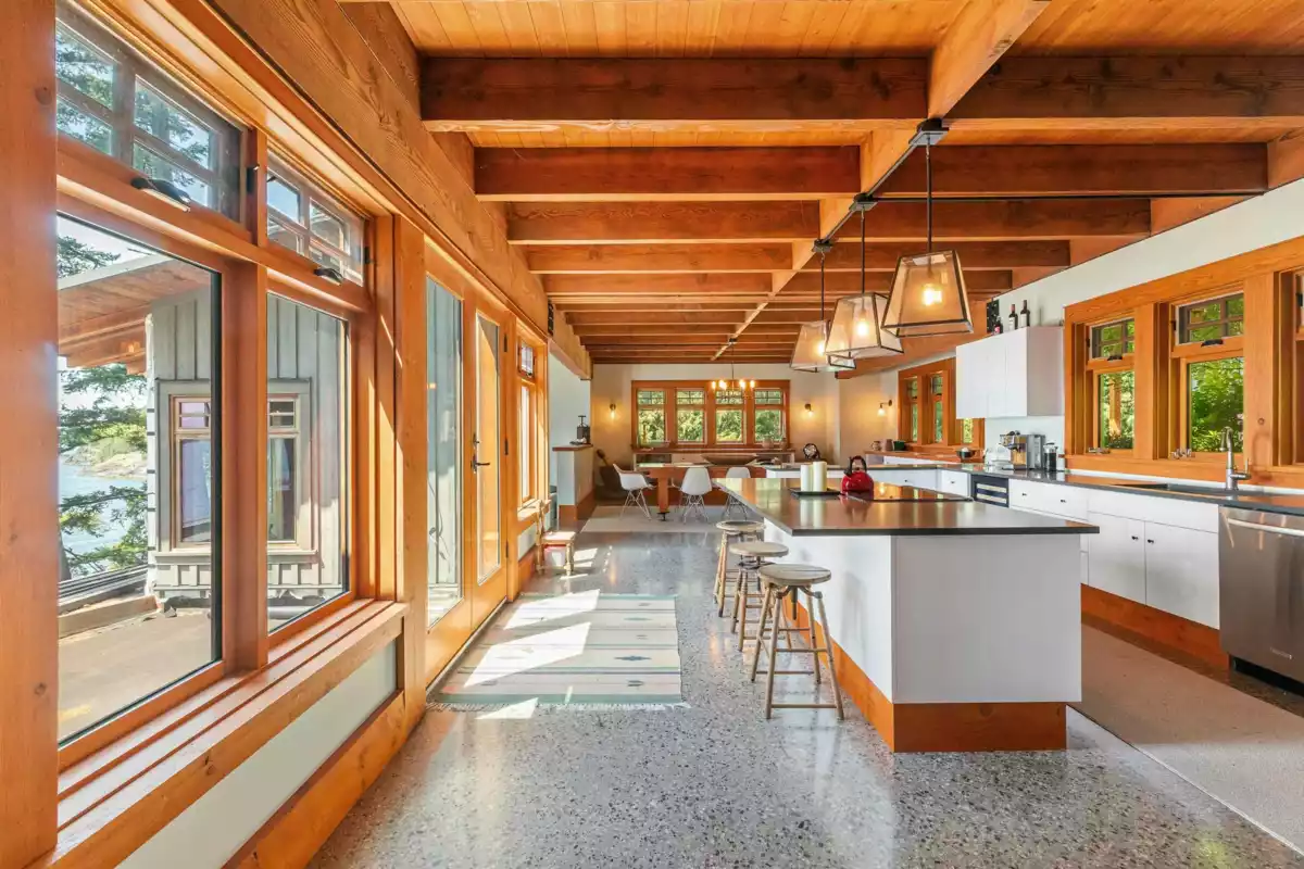 Kitchen Island Photo of 329 Esplanade Road, Keats Island, BC