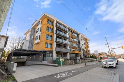 Aerial View of 402 1519 Crown Street, Vancouver, BC