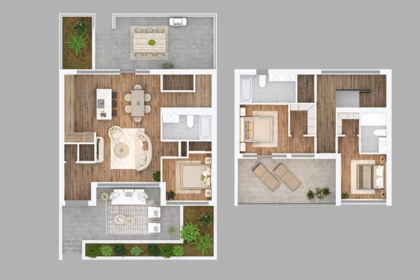 Aerial View of 106 5987 Wilson Avenue, Burnaby, BC