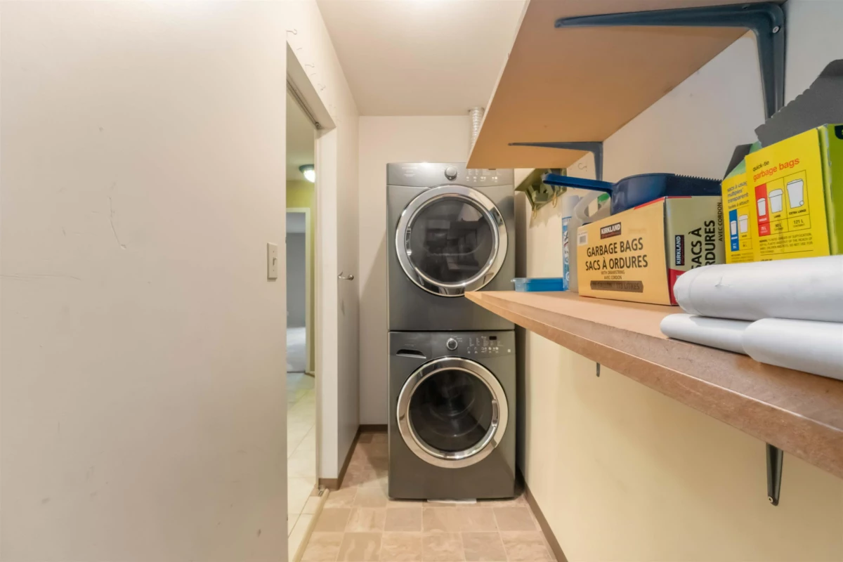 Garage Interior Photo of 203 22222 119 Avenue, Maple Ridge, BC