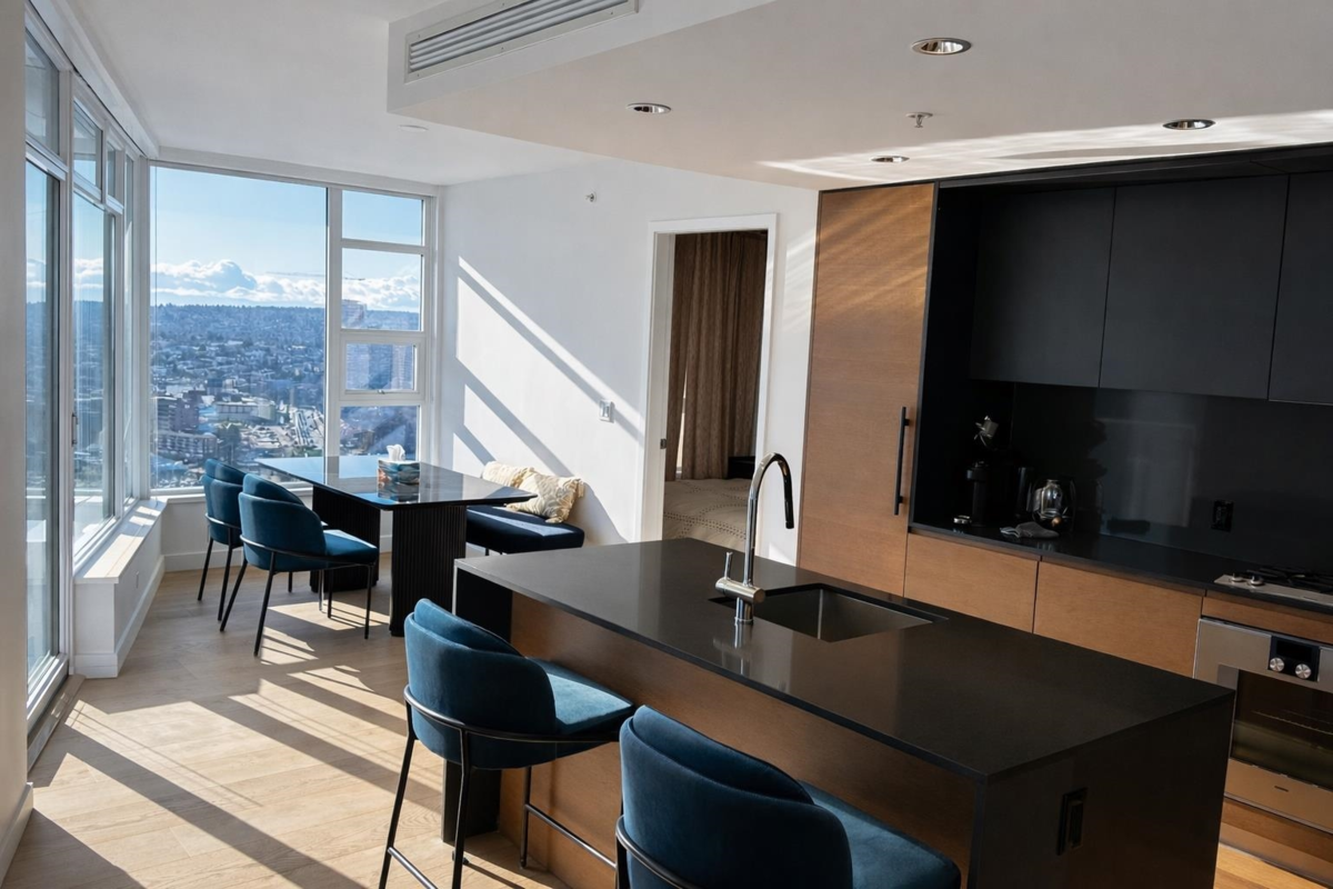 Exterior Rear Photo of 3309 1289 Hornby Street, Vancouver, BC