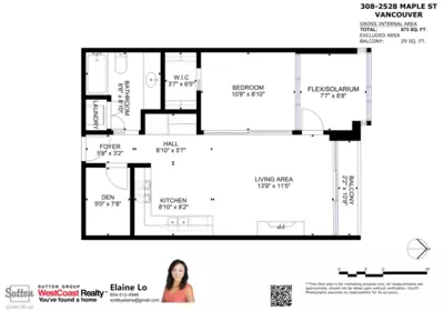 Aerial View of 308 2528 Maple Street, Vancouver, BC