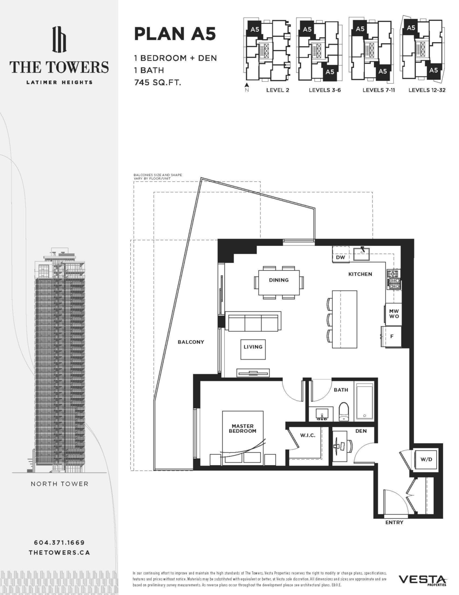 Exterior Rear Photo of 2106 8551 201 Street, Langley, BC