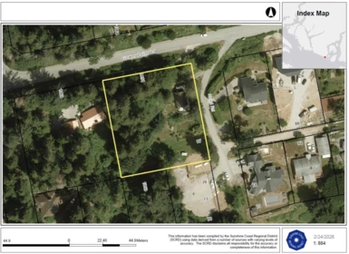 Aerial View of 1051 Gower Point Road, Gibsons, BC