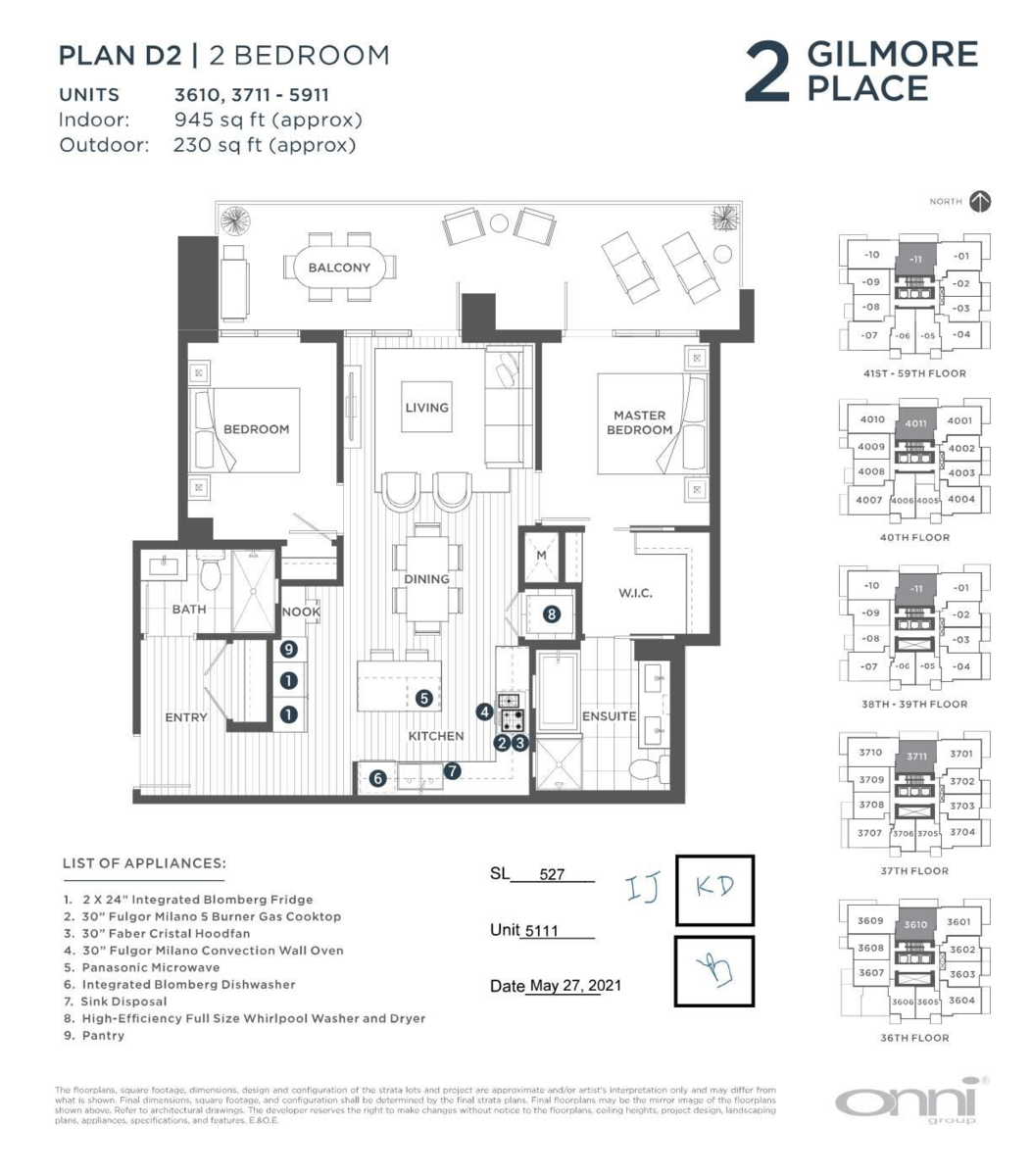 Aerial View of 5111 2108 Gilmore Avenue, Burnaby, BC