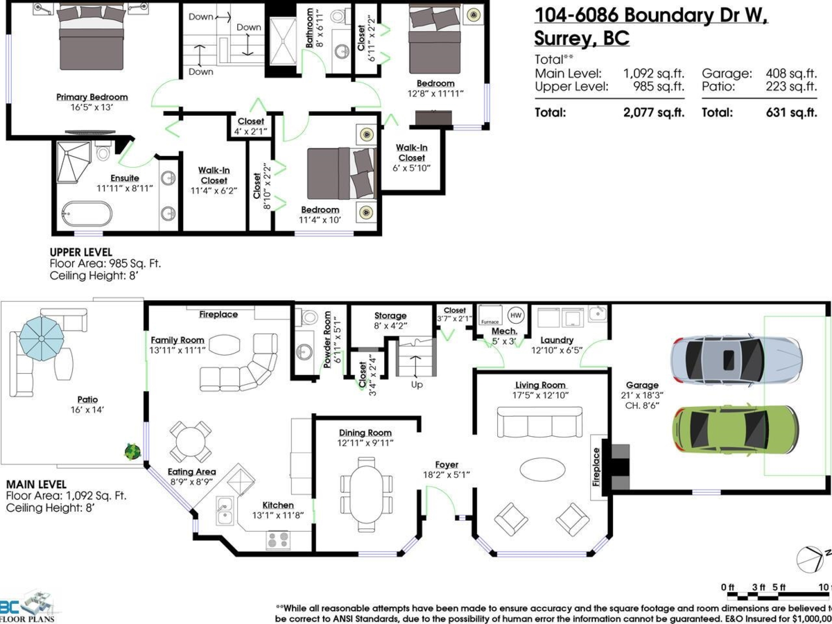 Playground / Recreational Area Near 104 6086 W Boundary Drive, Surrey, BC