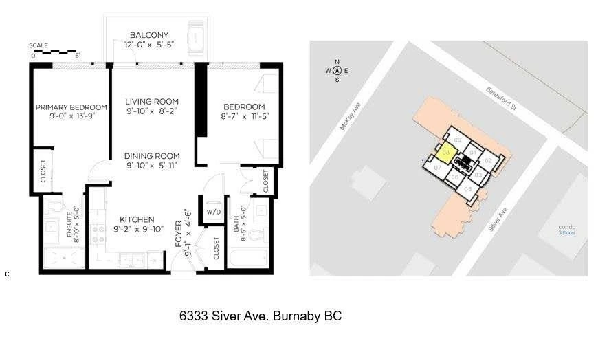 Exterior Rear Photo of 2708 6333 Silver Avenue, Burnaby, BC