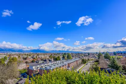Aerial View of 208 4408 Cambie Street, Vancouver, BC