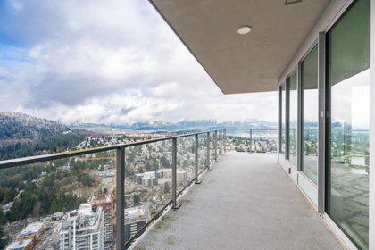 Aerial View of 4802 567 Clarke Road, Coquitlam, BC