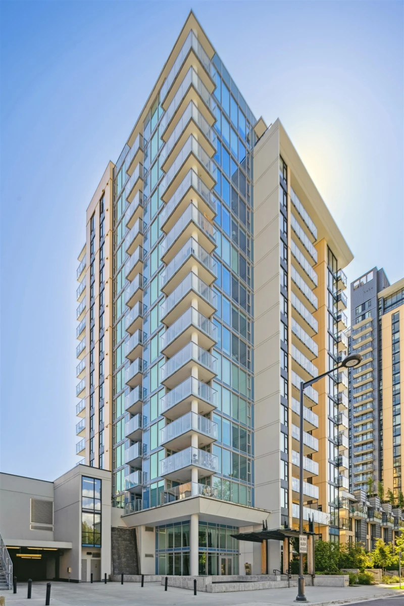 Exterior Rear Photo of 1207 1471 Hunter Street, North Vancouver, BC