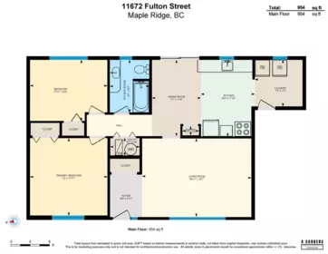 Aerial View of 11672 Fulton Street, Maple Ridge, BC
