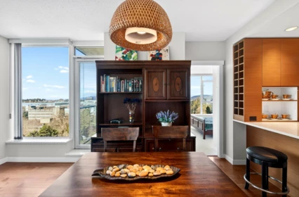Kitchen Island Photo of 1502 5868 Agronomy Road, Vancouver, BC
