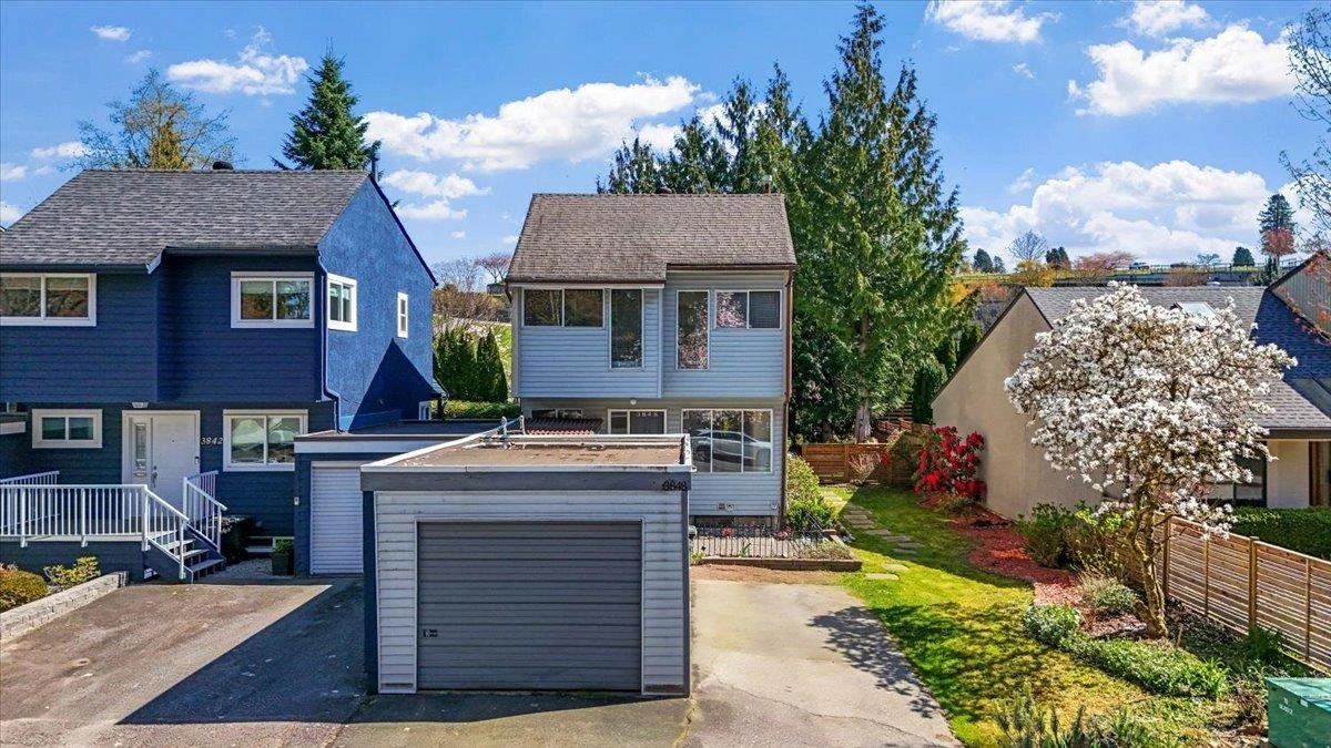 Exterior Rear Photo of 3848 Garden Grove Drive, Burnaby, BC