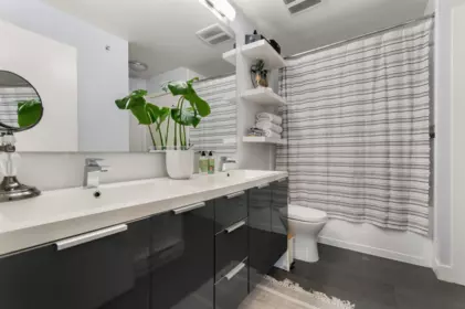 Guest Bathroom Photo of 408 16396 64 Avenue, Surrey, BC