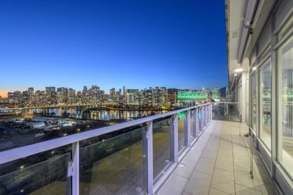 Outdoor Patio Photo of 1402 181 W 1st Avenue, Vancouver, BC
