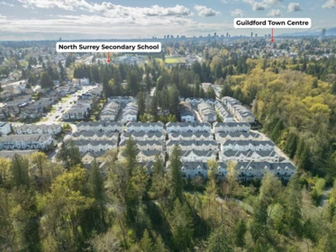 Aerial View of 54 9688 162a Street, Surrey, BC