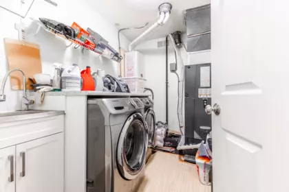 Garage Interior Photo of 21315 River Road, Maple Ridge, BC