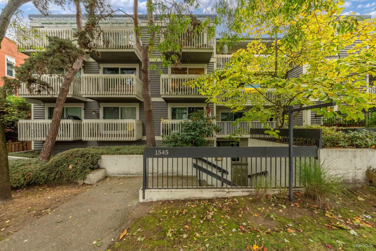 Exterior Rear Photo of 303 1545 E 2nd Avenue, Vancouver, BC