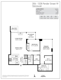306 1328 W Pender Street, Vancouver, BC, Vancouver — Apartment/Condo for sale