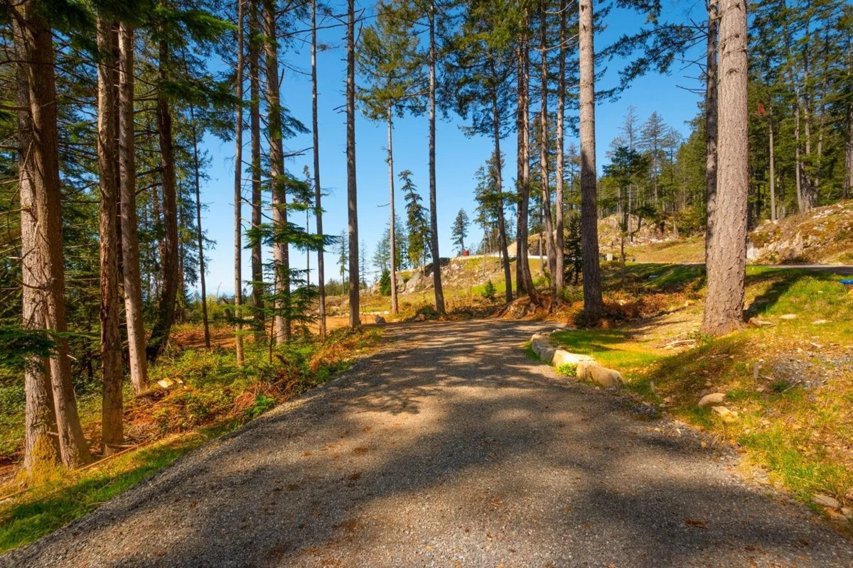 Exterior Rear Photo of Lot 1 Innisfree Lane, Bowen Island, BC