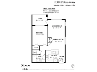 Hallway Photo of 107 5454 198 Street, Langley, BC