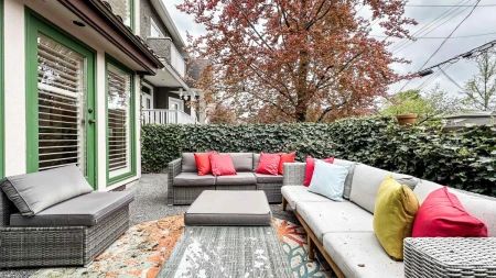 Aerial View of 1737 W 16th Avenue, Vancouver, BC