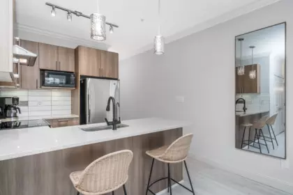 Kitchen Island Photo of 101 11566 224 Street, Maple Ridge, BC