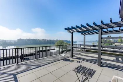 Outdoor Deck Photo of 101 11566 224 Street, Maple Ridge, BC