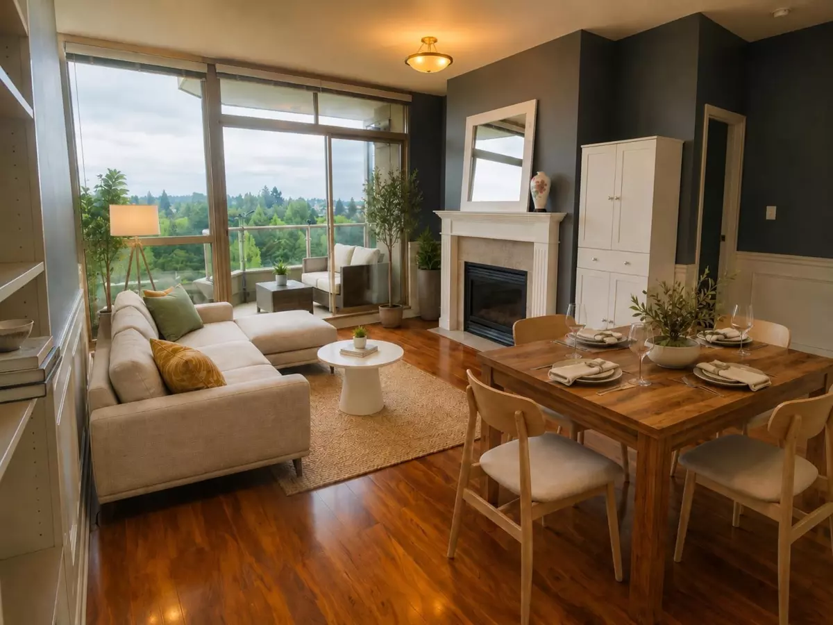Living Room Photo of 1003 6838 Station Hill Drive, Burnaby, BC