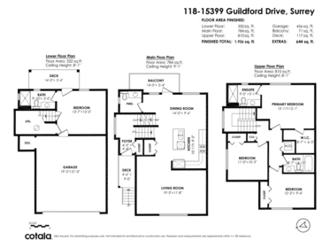 118 15399 Guildford Drive, Surrey, BC, Surrey — Townhouse for sale