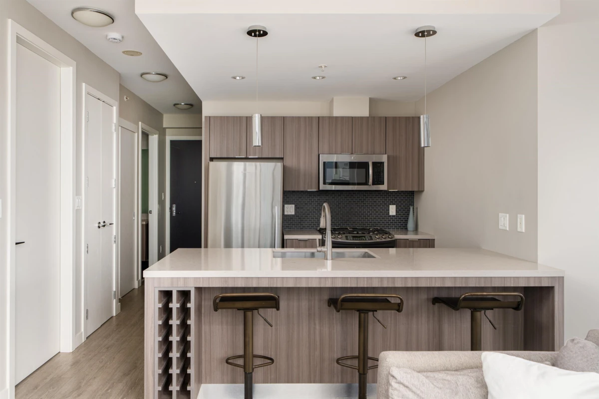Dining Area Photo of 605 1788 Ontario Street, Vancouver, BC