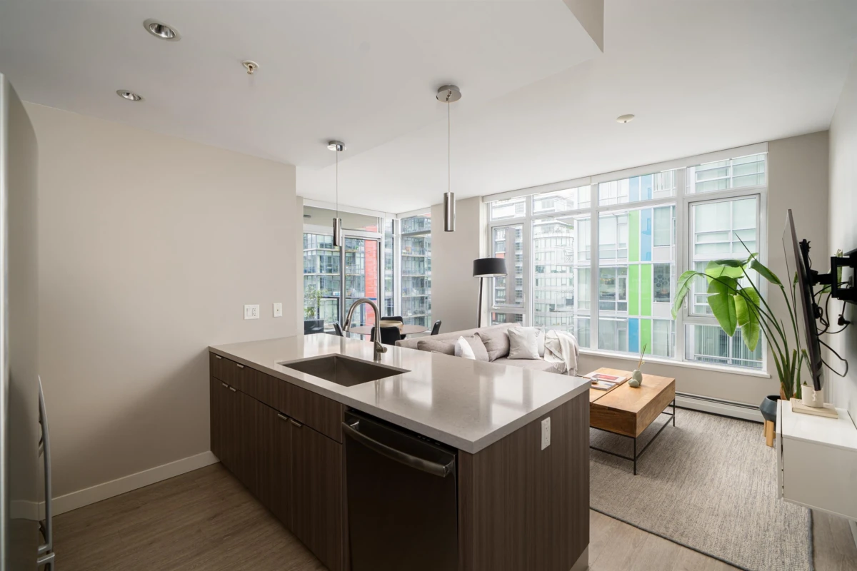 Exterior Rear Photo of 605 1788 Ontario Street, Vancouver, BC