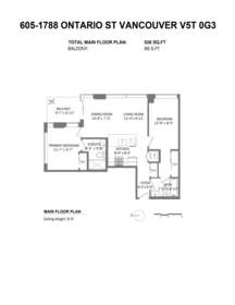 Outdoor Deck Photo of 605 1788 Ontario Street, Vancouver, BC