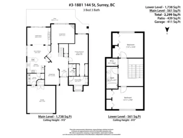Outdoor Kitchen Photo of 3 1881 144 Street, Surrey, BC