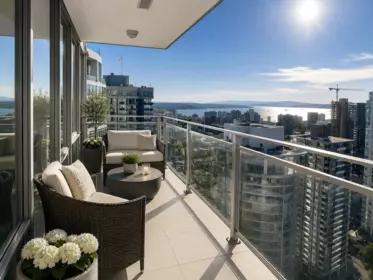 Primary Bedroom Photo of 3206 1200 W Georgia Street, Vancouver, BC