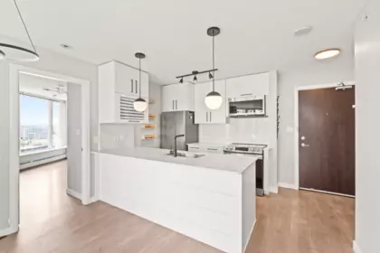 Living Room Photo of 2202 689 Abbott Street, Vancouver, BC